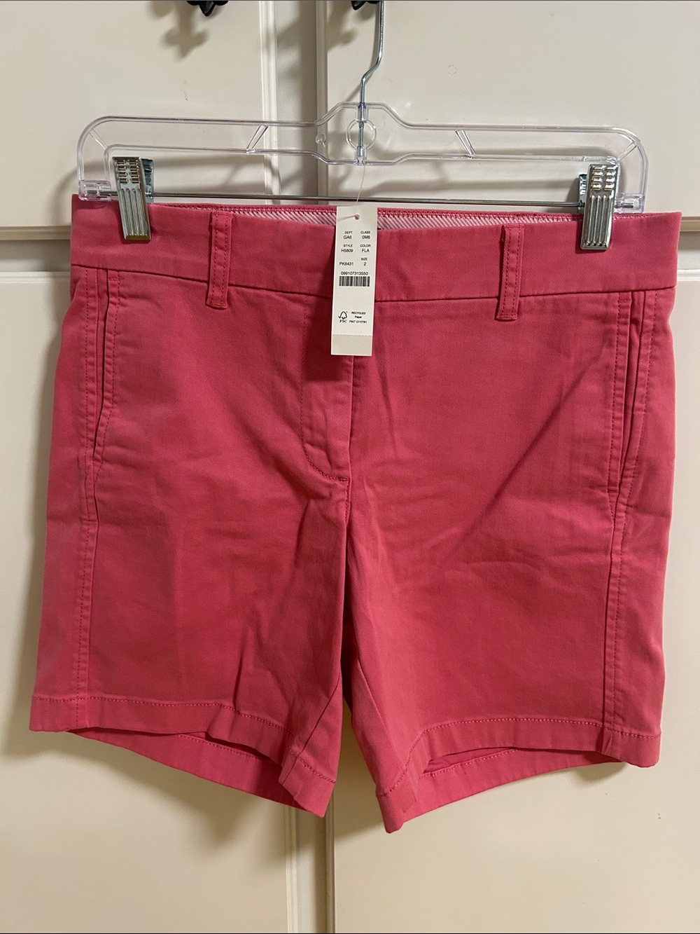 J. Crew Rose Pink Chino Bermuda Shorts